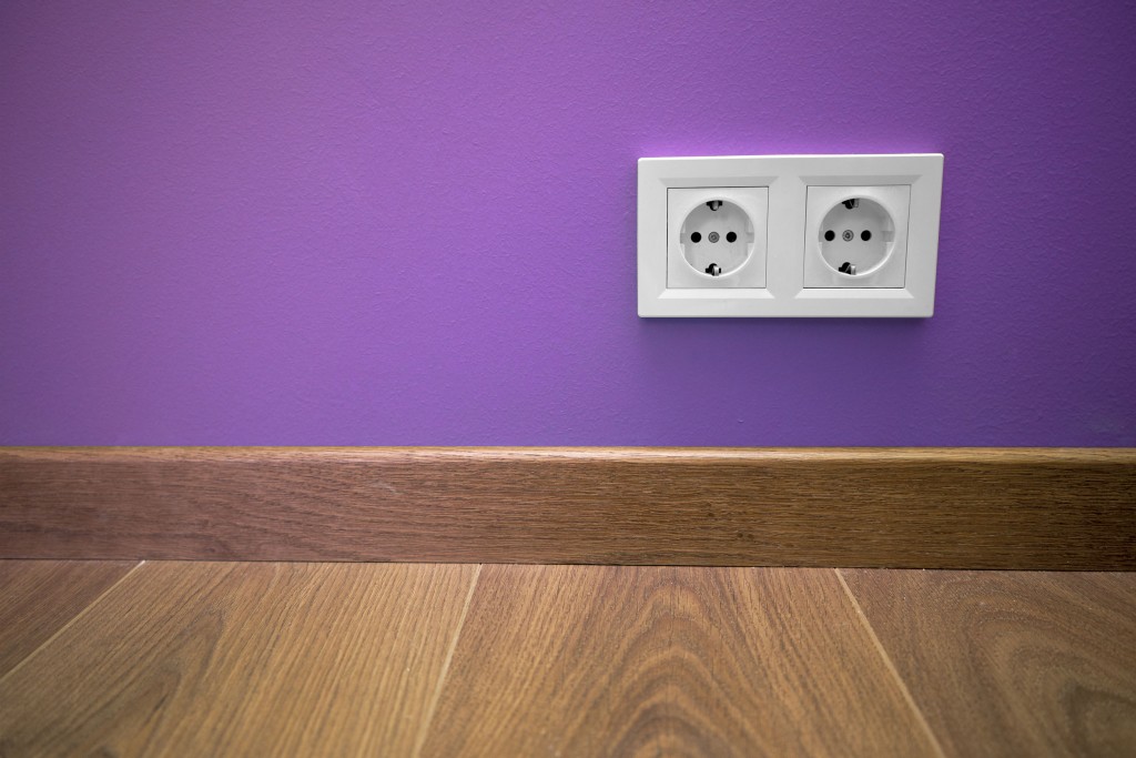Baseboards and Light Switch